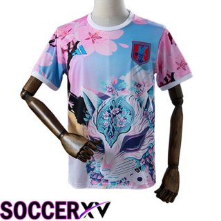 Japan Soccer Jersey Special Edition Pink/Blue 2026/2027