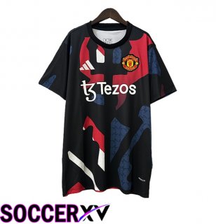 Manchester United Soccer Jersey Special Edition Black/Red 2024/2025