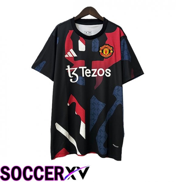 Manchester United Soccer Jersey Special Edition Black/Red 2024/2025