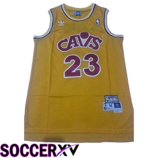 Cleveland Cavaliers (JAMES #23) NBA Jersey 2025/26 Yellow/Red