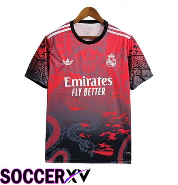 Real Madrid Soccer Jersey Special Edition Red 2024/2025