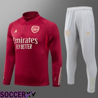 Arsenal Training Tracksuit Suit Kids Red 2024/2025