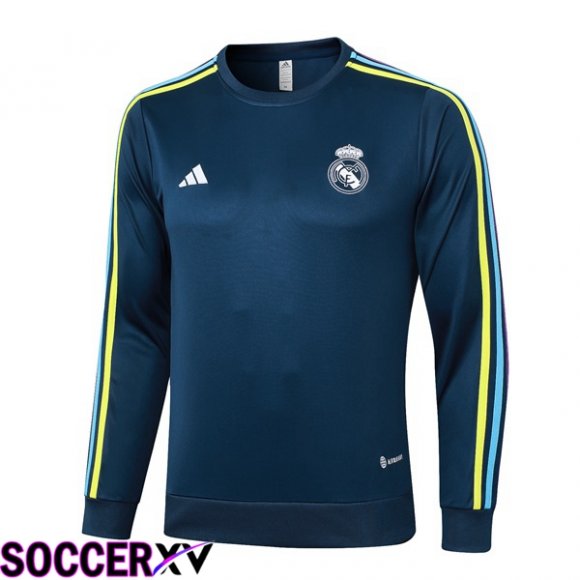 Real Madrid Training Sweatshirt Blue Royal 2024/2025