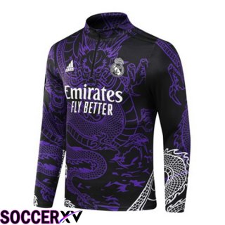 Real Madrid Training Sweatshirt Purple 2024/2025