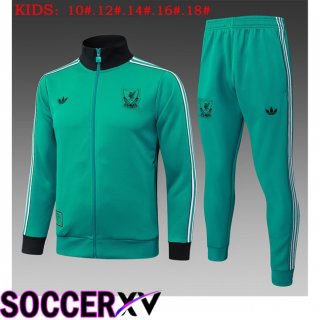 kit Training Tracksuit - Training Jacket FC Liverpool Kids Green 2025/2026
