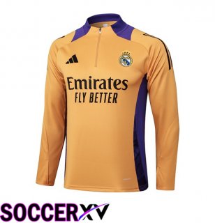 Real Madrid Training Sweatshirt Orange 2025/2026