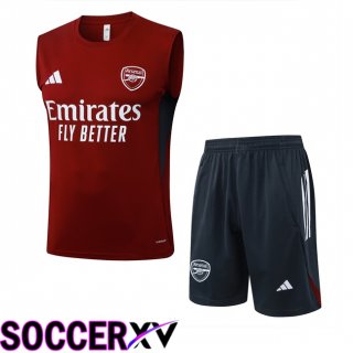 Arsenal Gilet Soccer + Shorts Red 2025/2026
