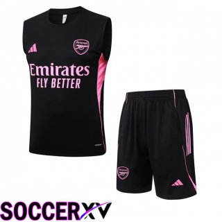 Arsenal Gilet Soccer + Shorts Black 2025/2026