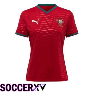 Portugal Women Home Soccer Jersey Soccer World Cup 2026