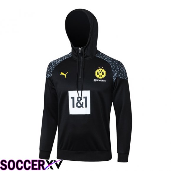 Dortmund BVB Training Sweatshirt Hoodie Black 2024/2025