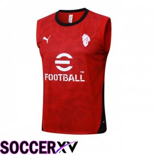 AC Milan Gilet Soccer Red 2025/2026