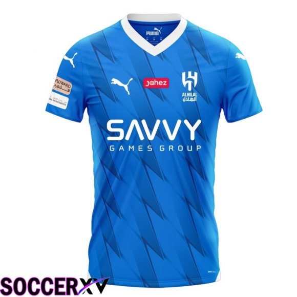 Al Hilal Soccer Jersey Home Blue 2023/2024