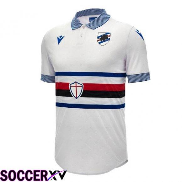 UC Sampdoria Soccer Jersey Away White 2023/2024