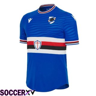 UC Sampdoria Soccer Jersey Home Blue 2023/2024