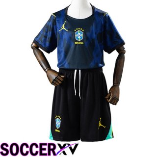 Brazil Kids Away Soccer Jersey Soccer World Cup 2026