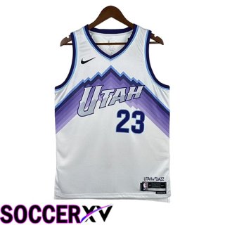 Utah Jazz (MARKKANEN #23) NBA Jersey 2025/26 White/Purple