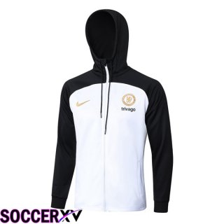 FC Chelsea Windbreaker White Black 2024/2025