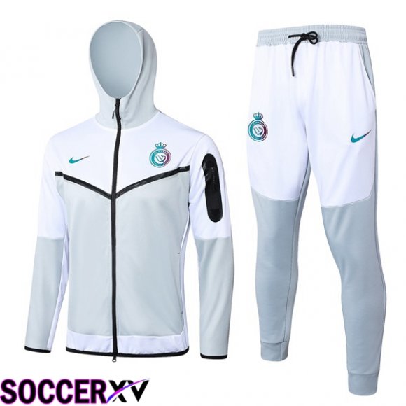 Al-Nassr FC Training Tracksuit Windbreaker White 2024/2025