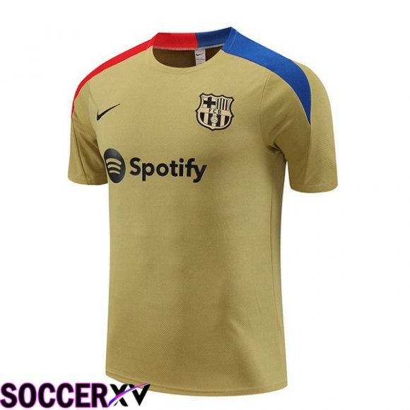 FC Barcelona Training T Shirt Yellow 2024/2025