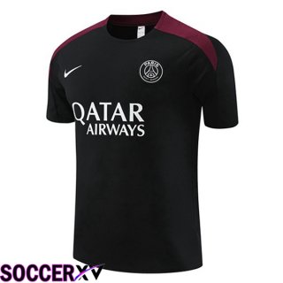 Paris PSG Training T Shirt Black 2024/2025