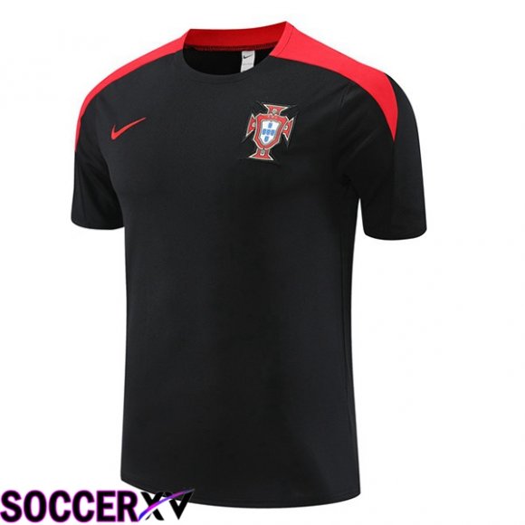 Portugal Training T Shirt Black 2024/2025