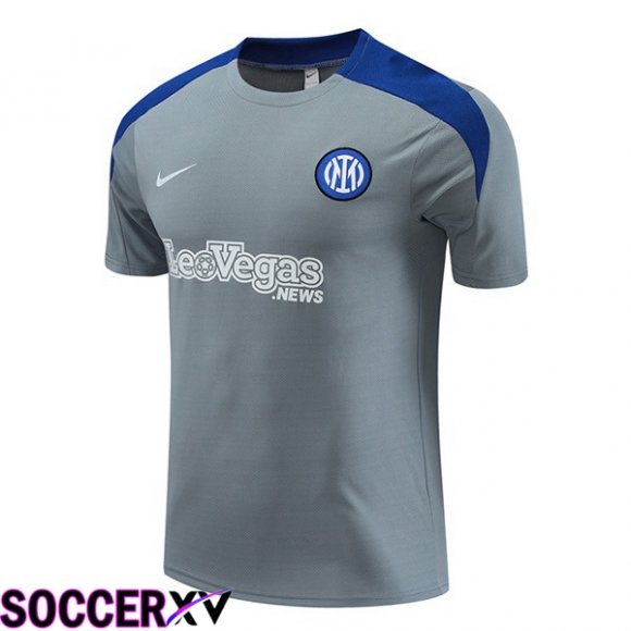 Inter Milan Training T Shirt Grey 2024/2025