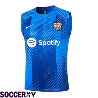 FC Barcelona Soccer Vest + Shorts Blue 2024/2025