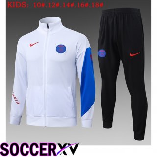 kit Training Tracksuit - Training Jacket Paris PSG Kids White 2025/2026