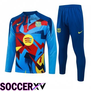 FC Barcelona Training Jacket Hoodie Training Tracksuit Blue Red 2025/2026