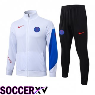 Paris PSG kit Training Tracksuit - Training Jacket White 2025/2026