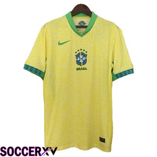 Brazil Soccer Jersey Home Leaked Version 2024/2025