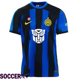 Inter Milan Soccer Jersey Transformers Special Edition 2023/2024