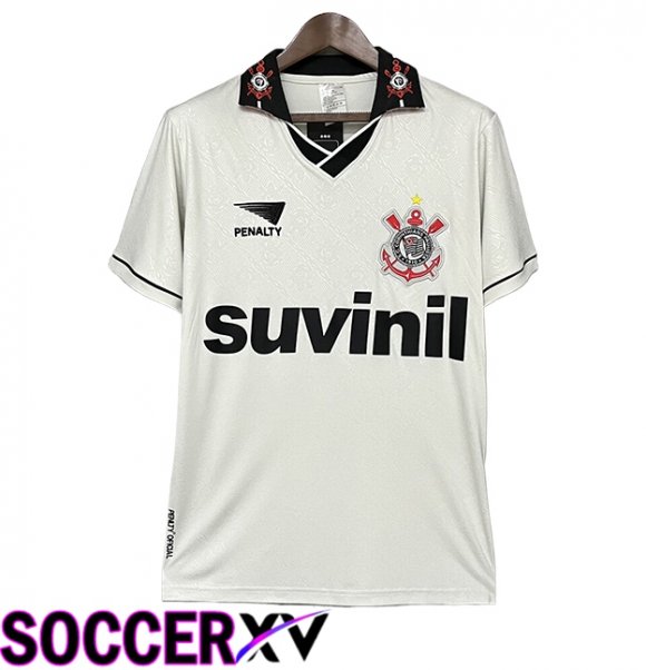 Corinthians Retro Home Soccer Jersey 1996