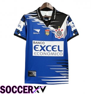 Corinthians Retro Goalkeeper Soccer Jersey Blue 1998