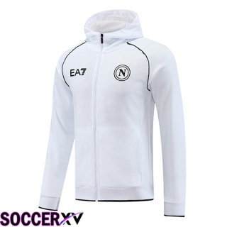 SSC Naples Windbreaker White 2024/2025