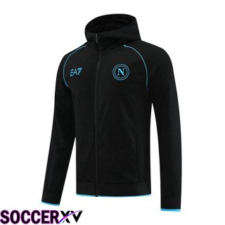 SSC Naples Windbreaker Black 2024/2025