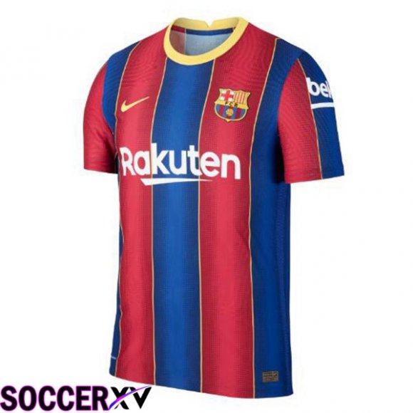 FC Barcelona Retro Soccer Jersey Home Blue Red 2020-2021