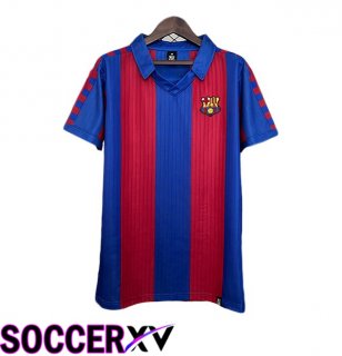 FC Barcelona Retro Home Soccer Jersey Blue Red 1991-1992