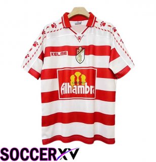 Granada CF Retro Home Soccer Jersey White Red 1997-1998