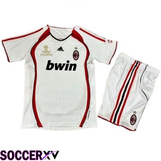 AC Milan Retro Kids Soccer Jersey Away 2006/2007