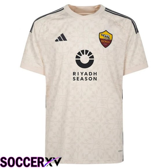 AS Roma Sponsor Soccer Jersey Away 2023/2024