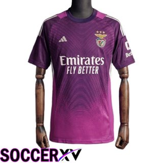 Benfica Goalkeeper Soccer Jersey Purple 2025/2026