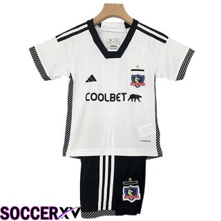 Colo-Colo Kids Soccer Jersey Home 2024/2025