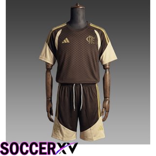 Flamengo Kids kit Training T-Shirt Brun/Beige 2025/2026