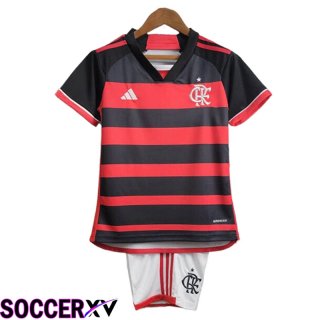 Flamengo Kids Soccer Jersey Home 2024/2025