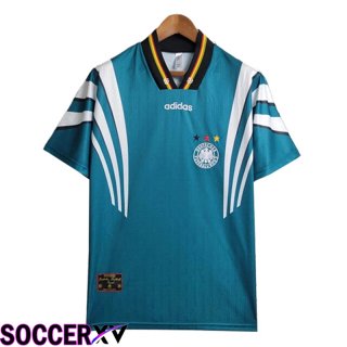 Germany Retro Soccer Jersey Away 1996