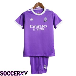 Real Madrid Retro Kids Soccer Jersey Away 2017/2018