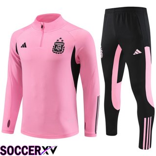 Argentina Training Tracksuit Suit Pink/Black 2024/2025