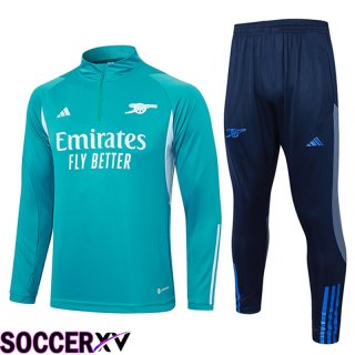 Arsenal Training Tracksuit Suit Green/Blue 2024/2025