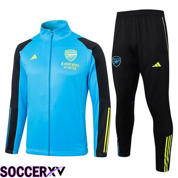 Arsenal Training Jacket Suit Blue/Black/Yellow 2024/2025